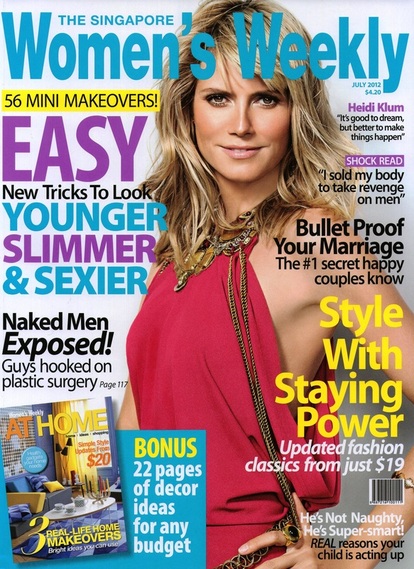 Featured In July 2012 Women's Weekly!
